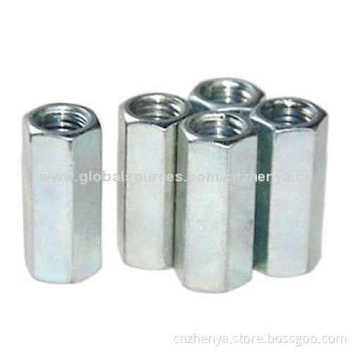 Carbon Steel, Stainless Steel Rod Coupling Nuts, Dimensions M3-M48